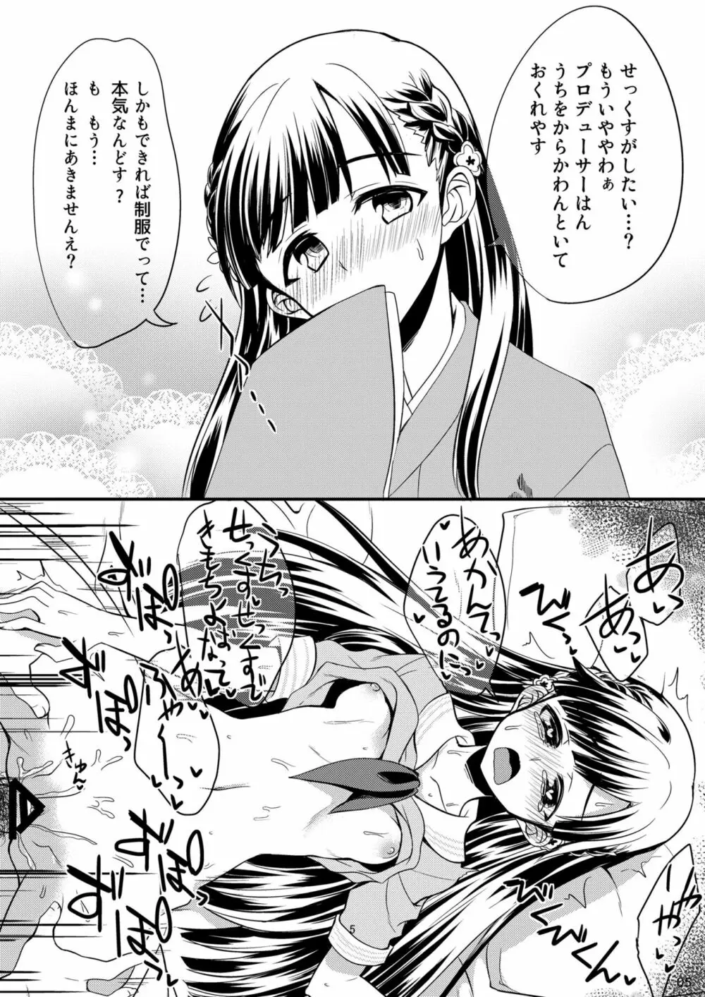 アイドルが即堕ち二コマする本。ぷらすあるふぁ - page4
