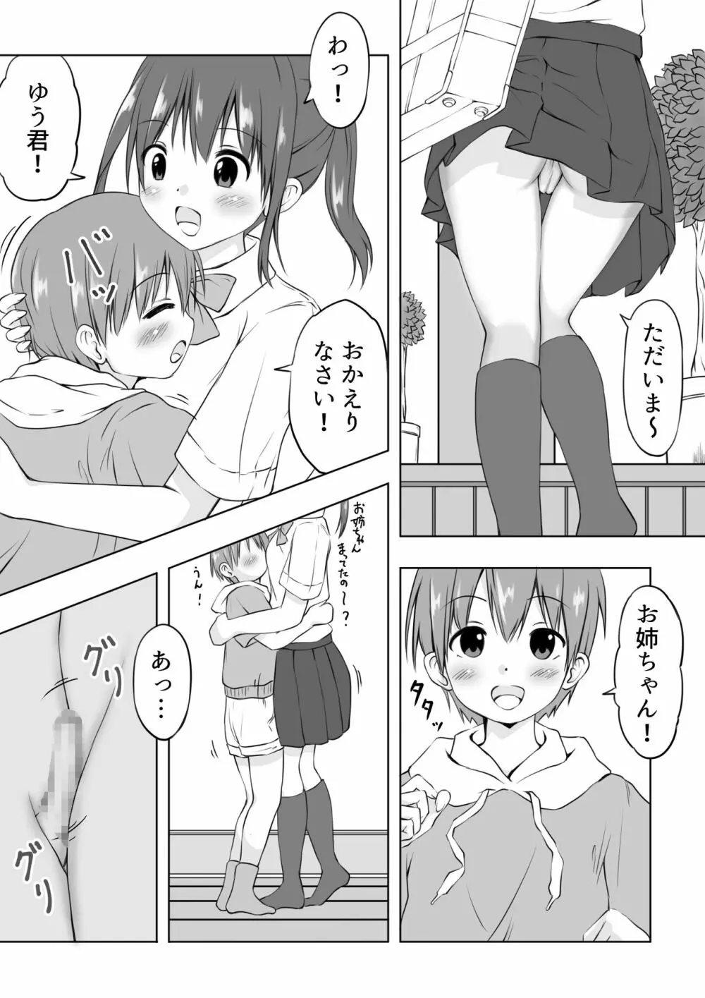 お姉ちゃんに射精したい! - page2
