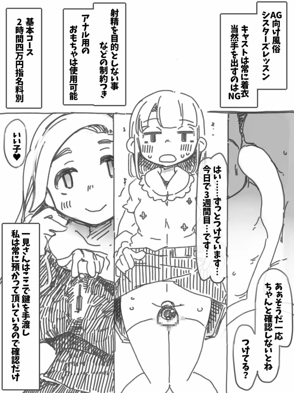 雌化調教シスターズレッスン - page6