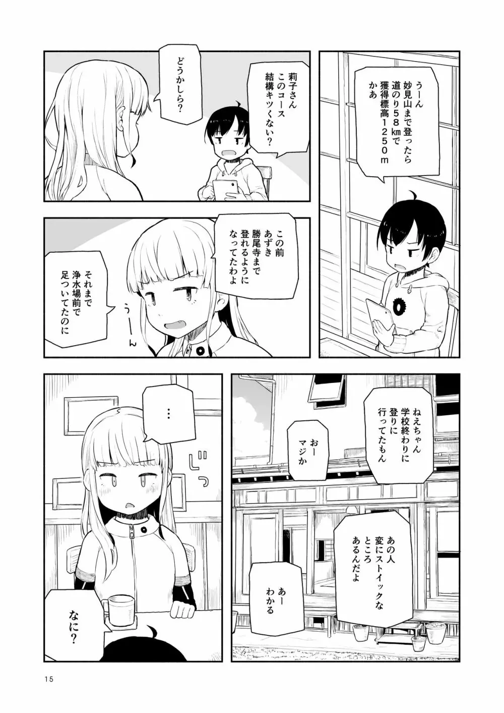 大峠さんがヒルクライムしようとしている。 - page14