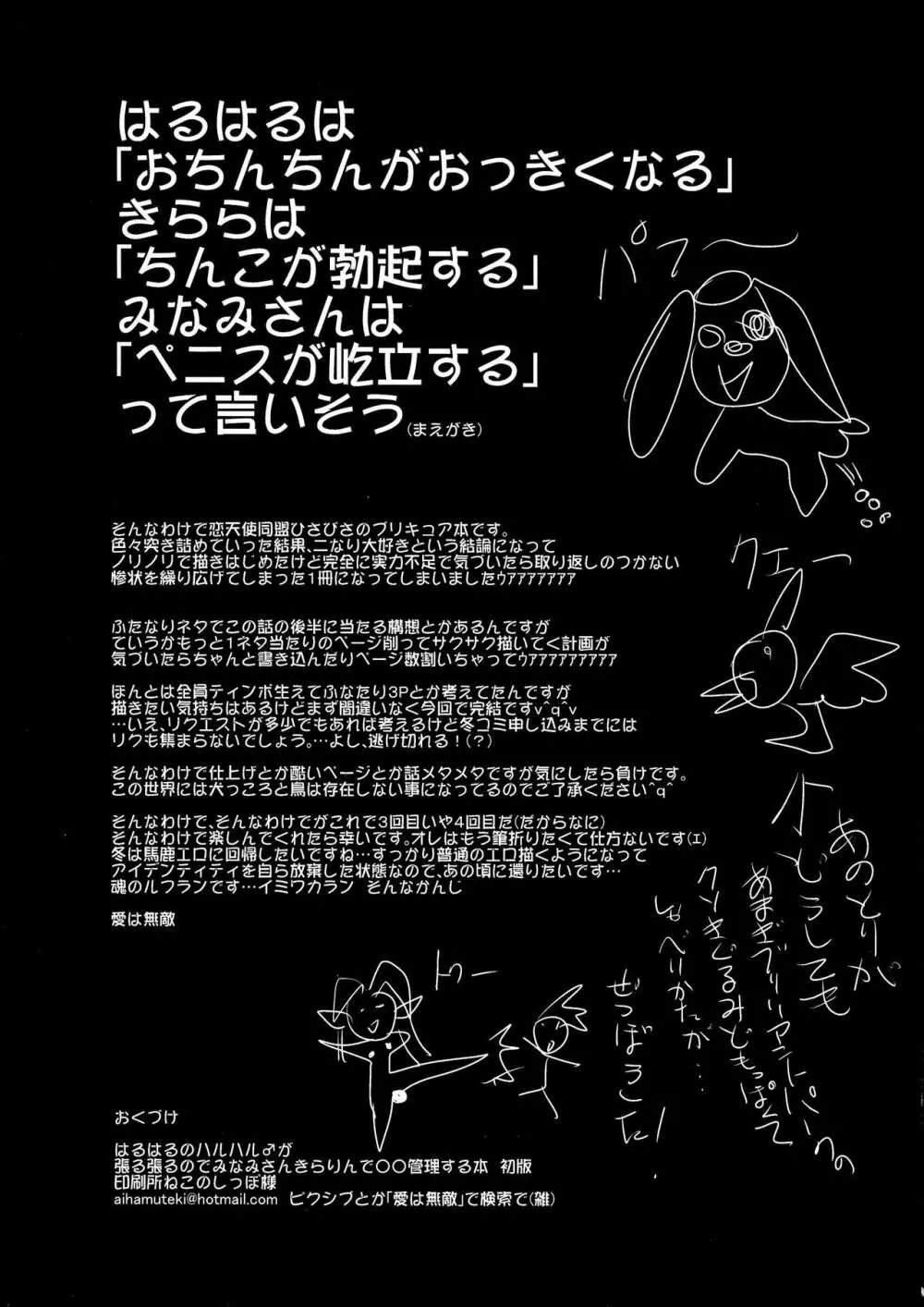 はるはるのハルハル♂が張る張るのでみなみさんときらりんで○○管理する本 - page4