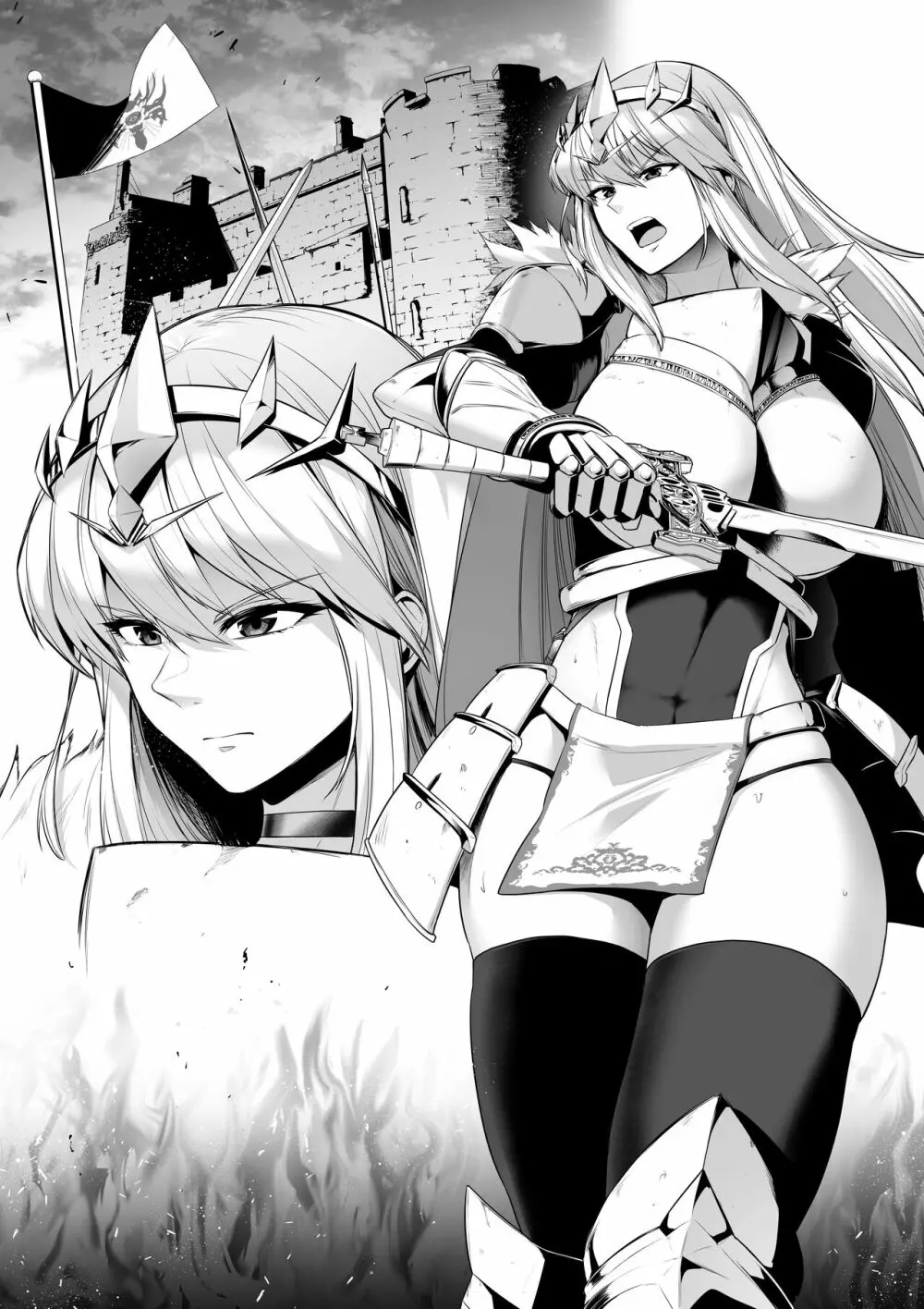 囚われの女騎士、快楽肉人形にされる - page10