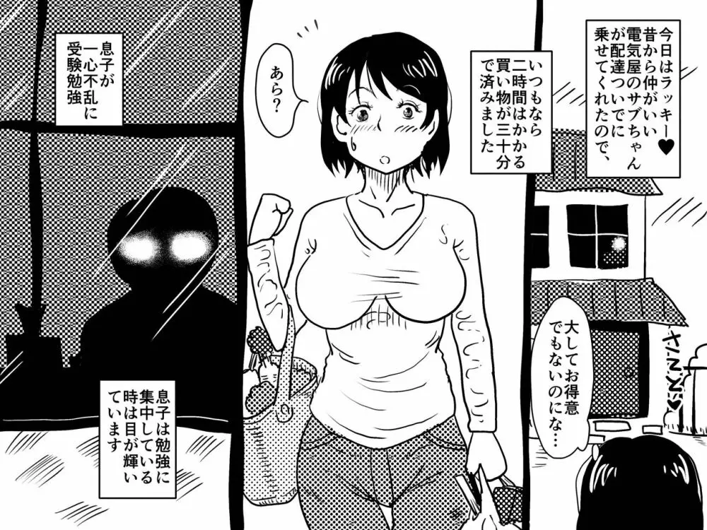 仮想現実に引き籠る息子のリアルセフレになったお母さんの話。 - page11