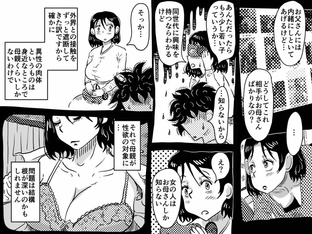 仮想現実に引き籠る息子のリアルセフレになったお母さんの話。 - page23