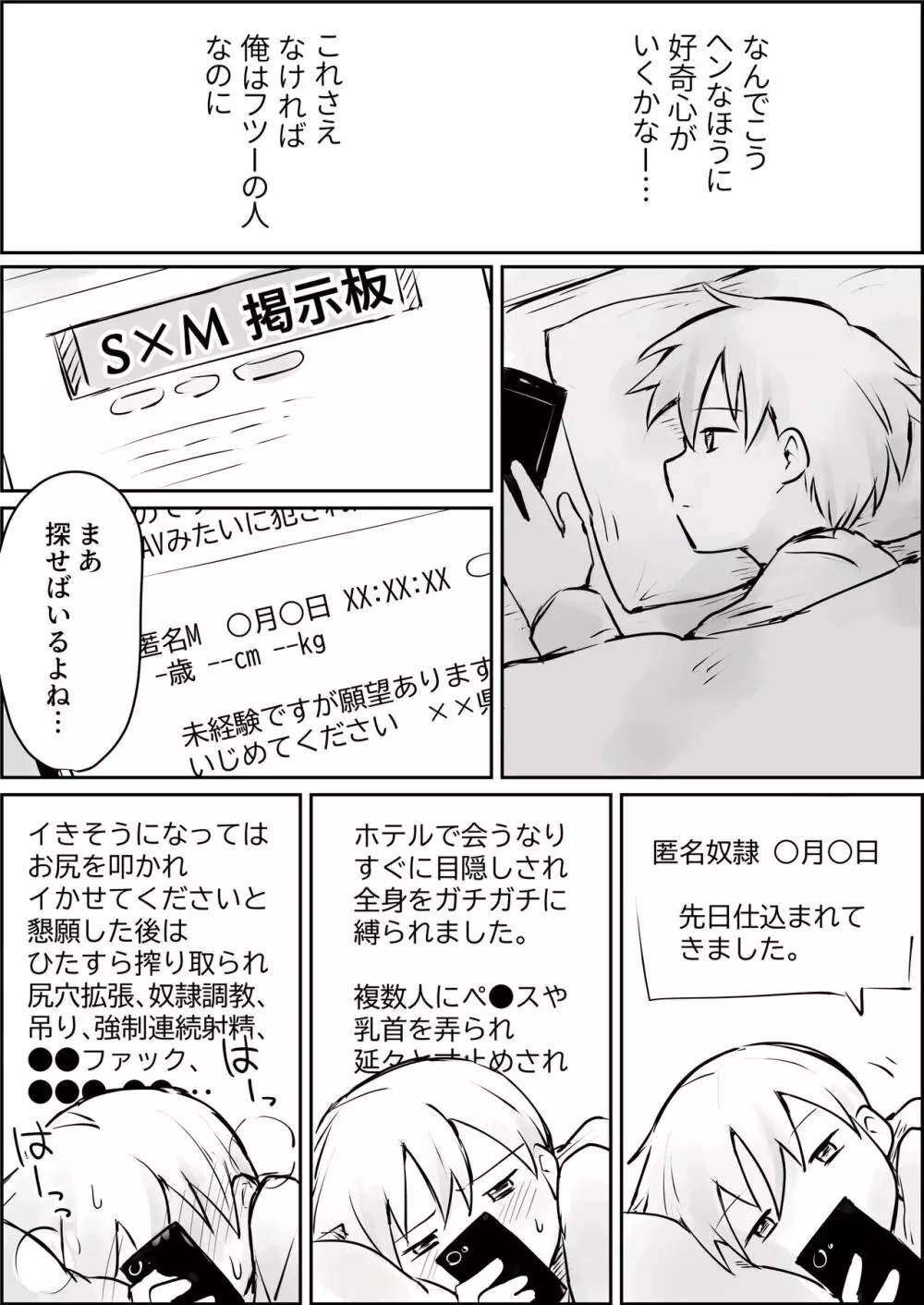 はじめての緊縛SM調教 終わらない前立腺イキ地獄 - page3