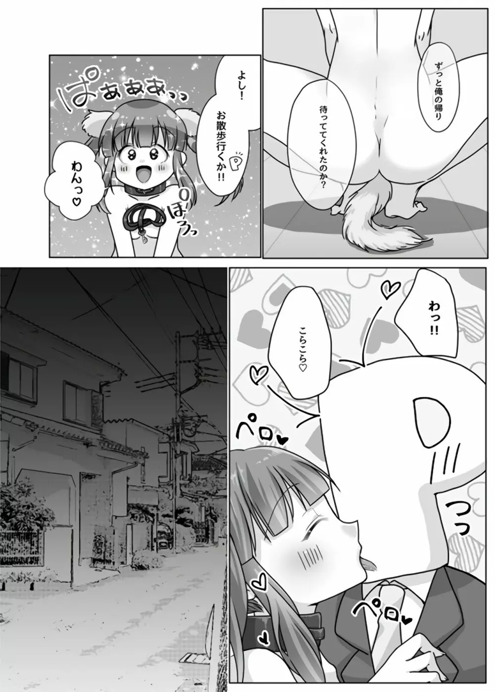 犬ちえりと夜のおさんぽ - page3
