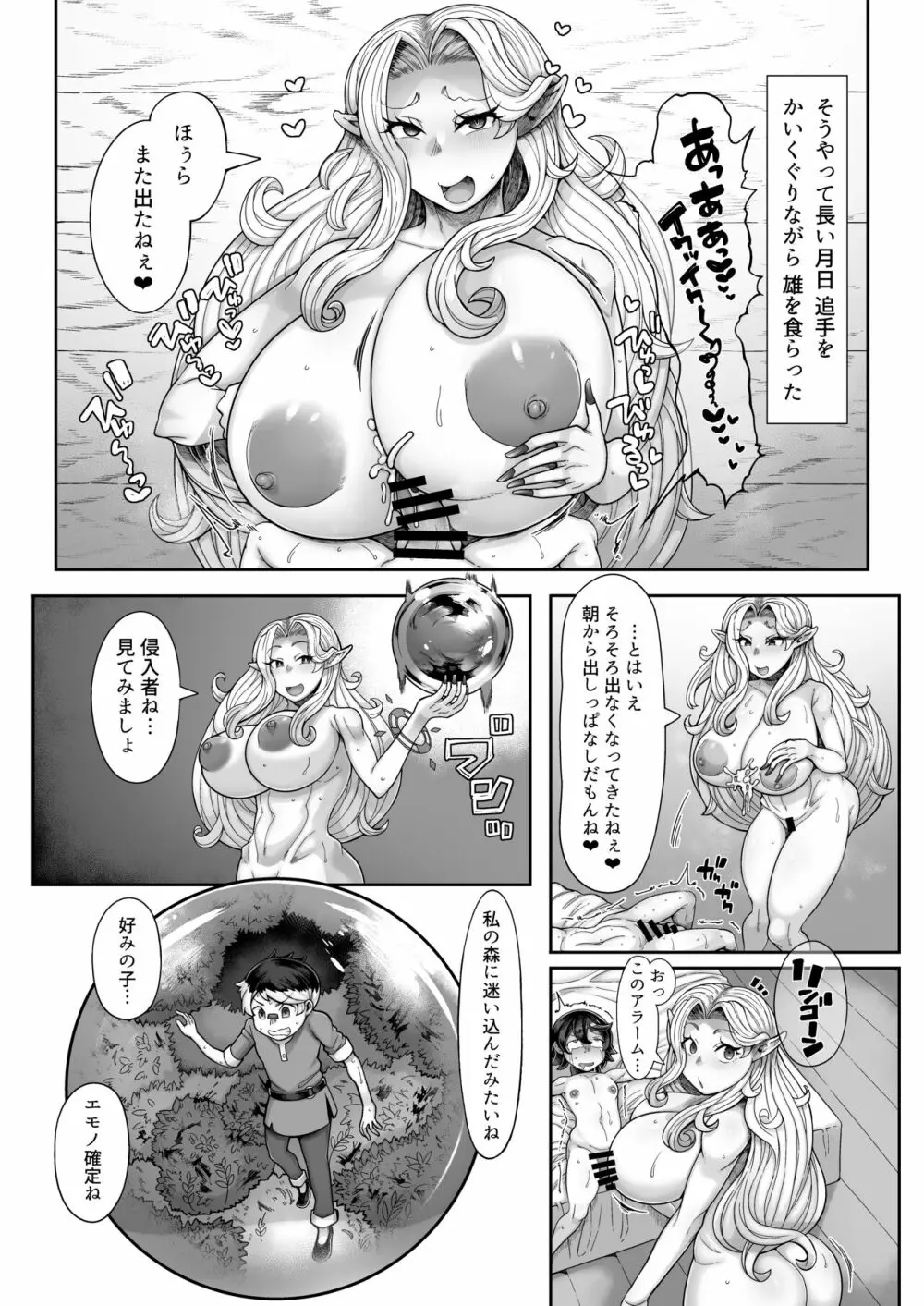 エルフ・オフィーリアの搾精記録 - page17