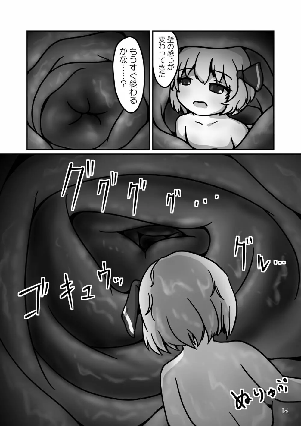 ミスティアちゃんのおなかの中をフルツアーするお話 - page13