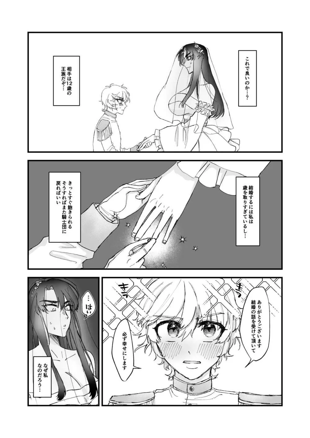 ショタ第五王子の嫁になった女騎士 - page8
