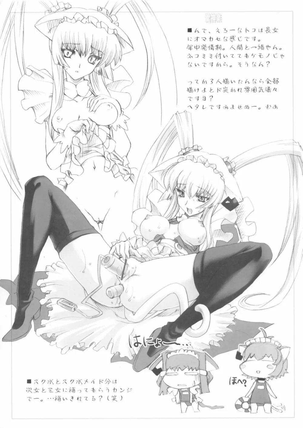 スク水メイド本2003年秋号おしゃれ小鉢は付きません（笑） - page13