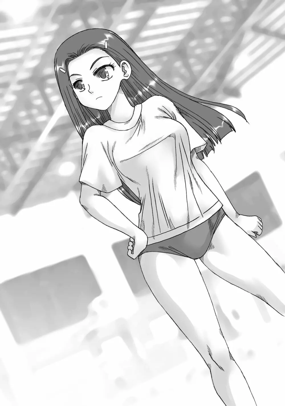 お嬢様女子高生瑞穂、学校の敷地内で - page14