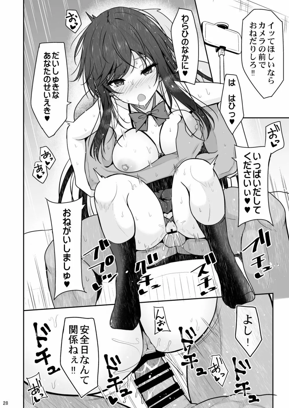 大人しい彼女がAV撮影ごっこで中出しが大好きなドスケベになるまで - page27