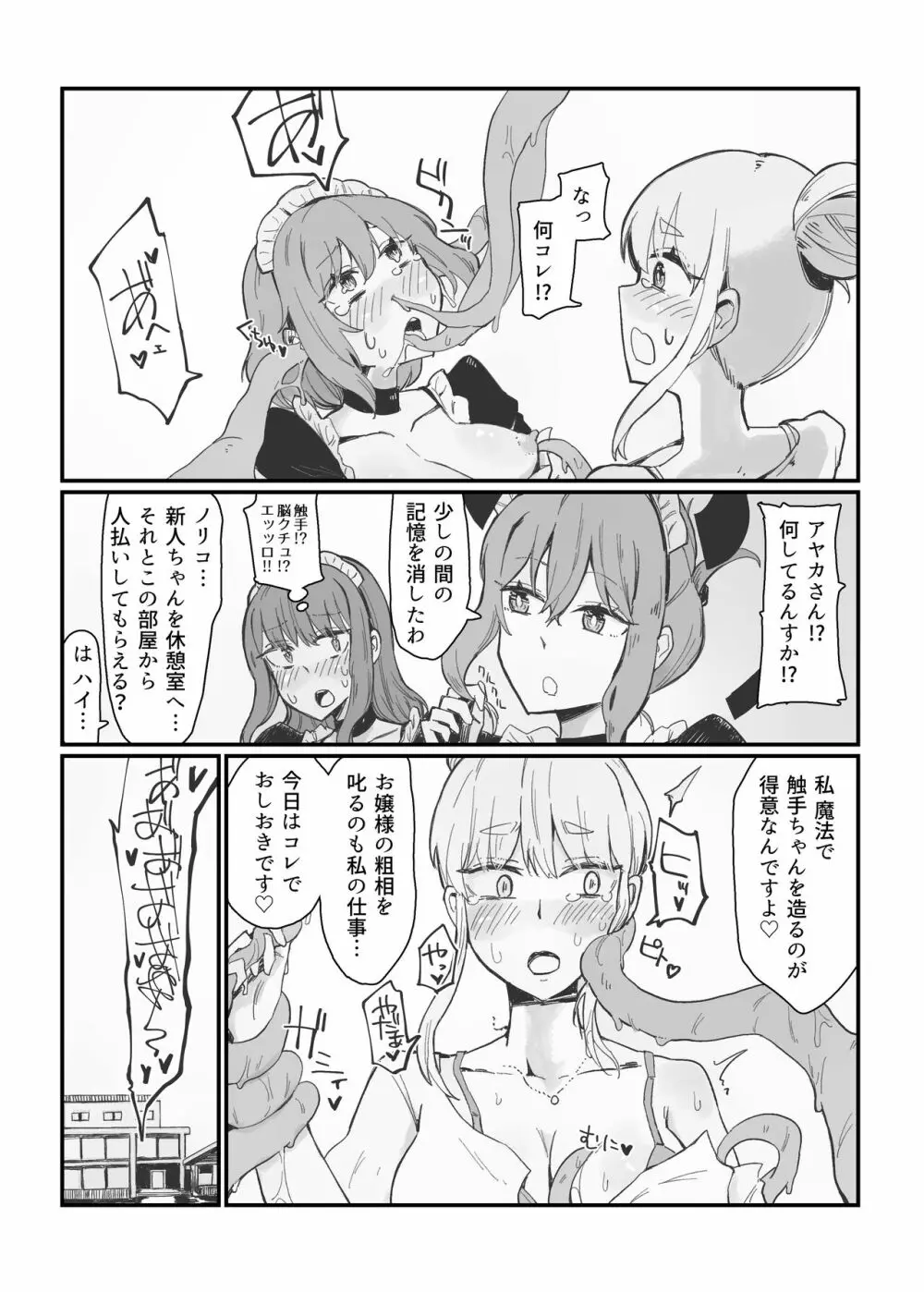 ジェネリックサキュバス 3 射精にドハマリしたお嬢様を触手でしばきたかったサキュバスメイドの本 - page13