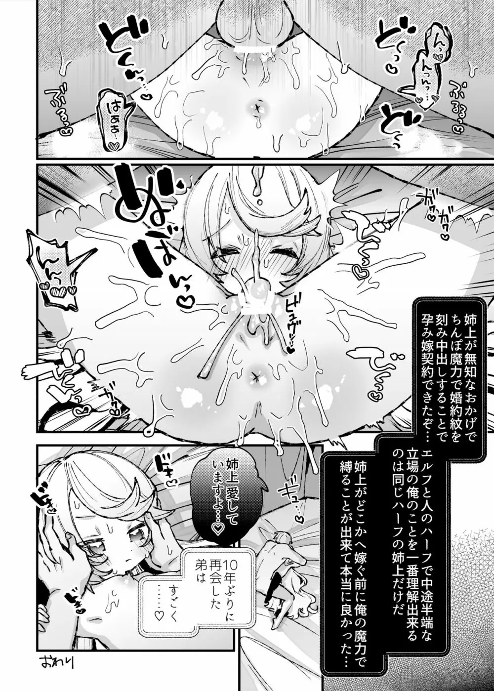 何も知らない無知姉を孕ませて俺の嫁にする話 - page14