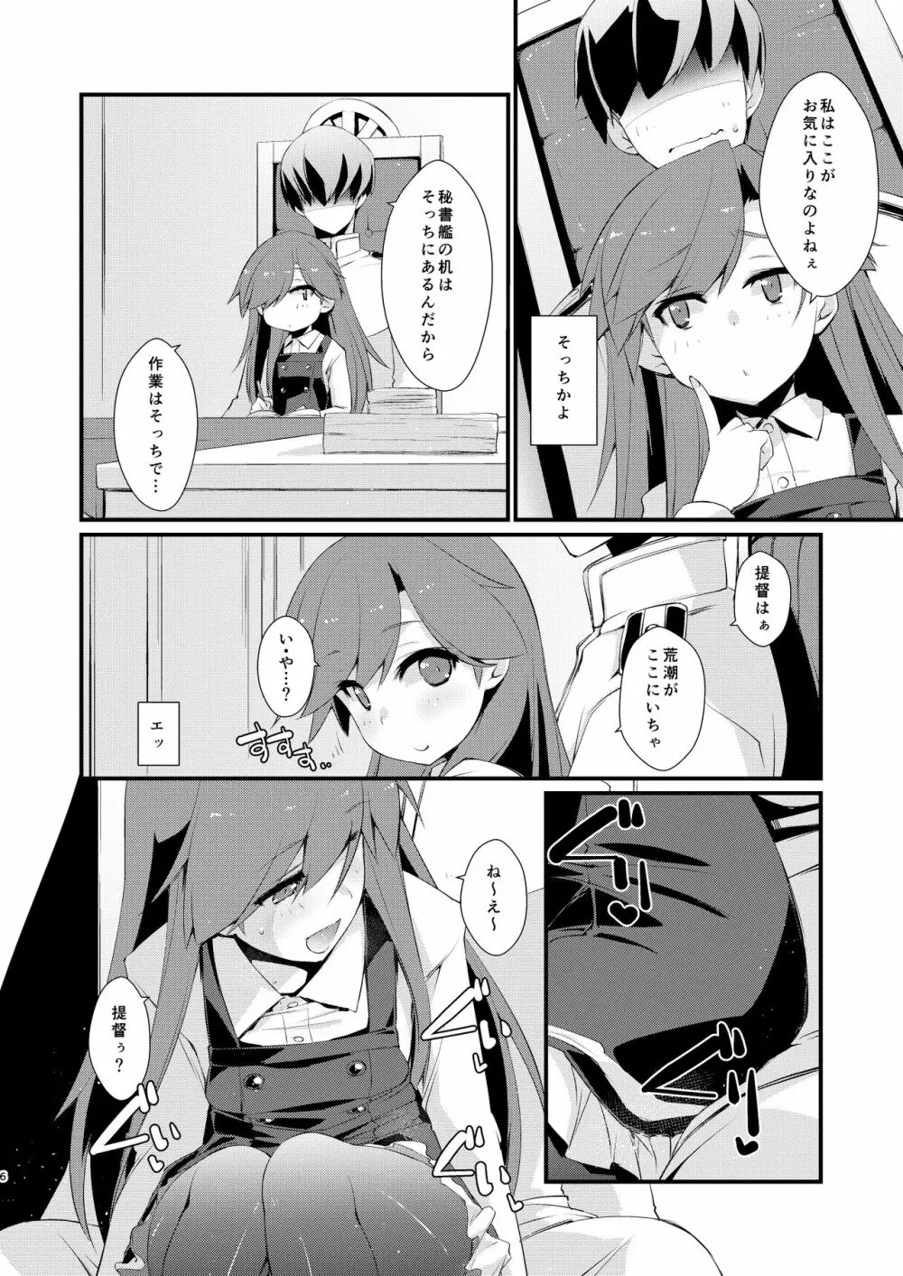 荒潮ちゃんのつまさき。 - page6