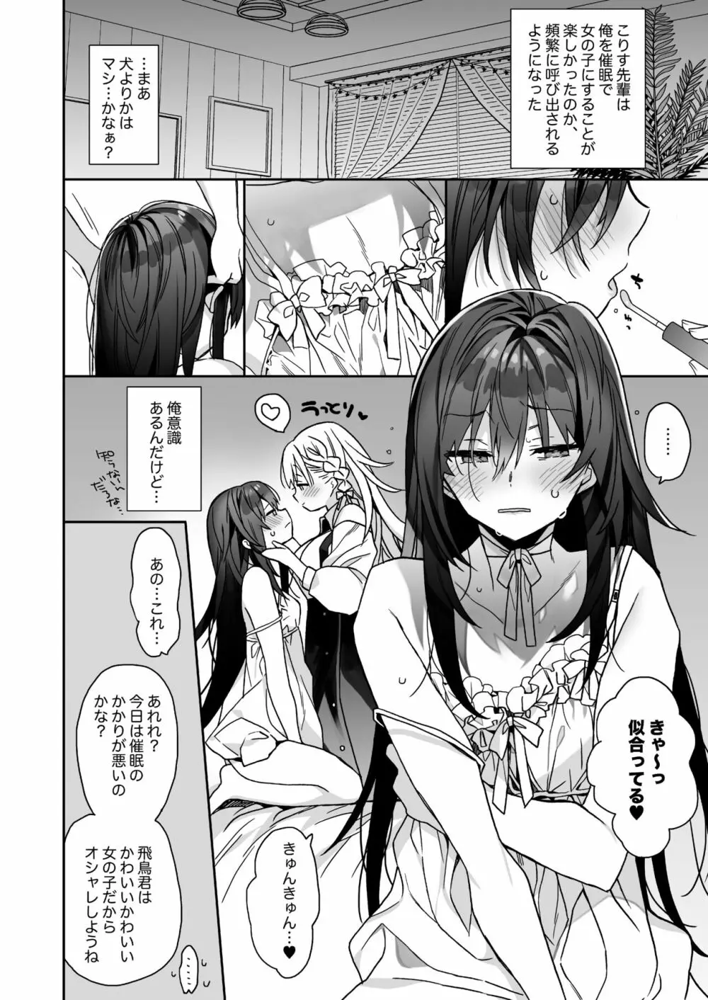 ノリのいい男の子に女装させて催眠ごっこするおはなし - page10