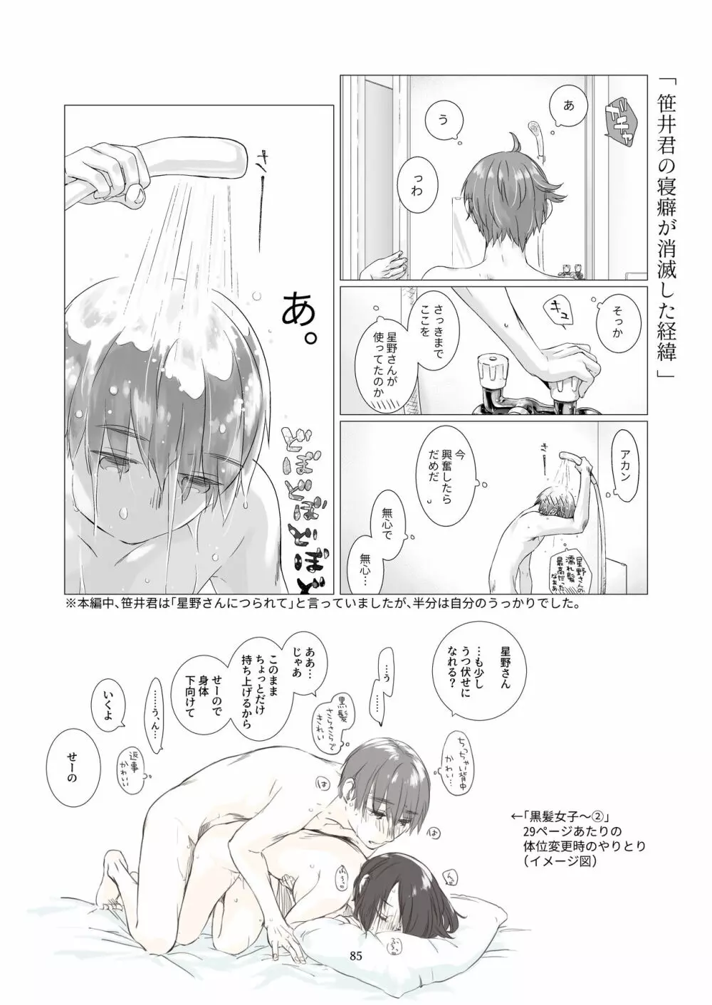 黒髪女子をとにかく愛でたい 3 - page84