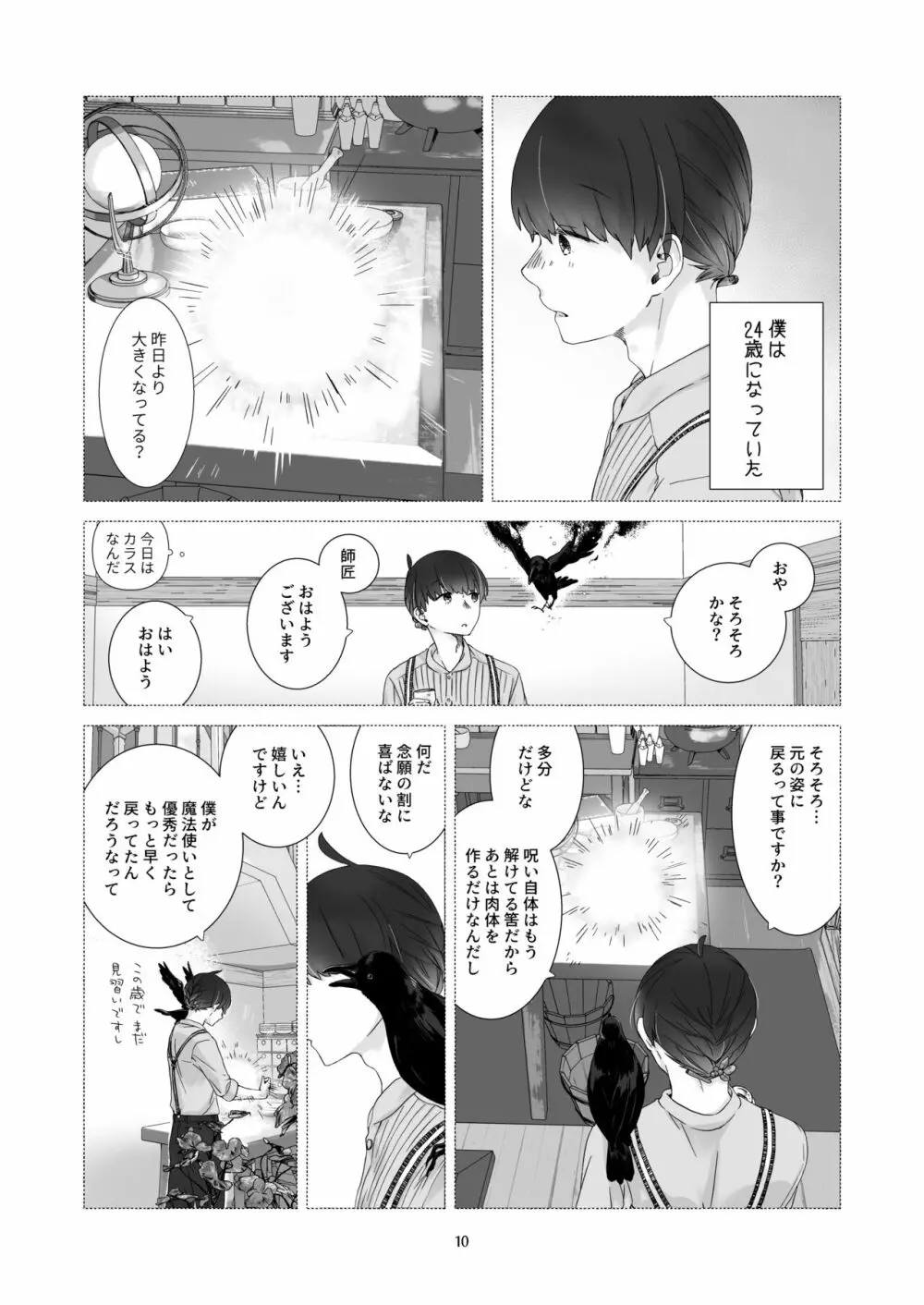 見習い魔法使い君と花の名前 - page9
