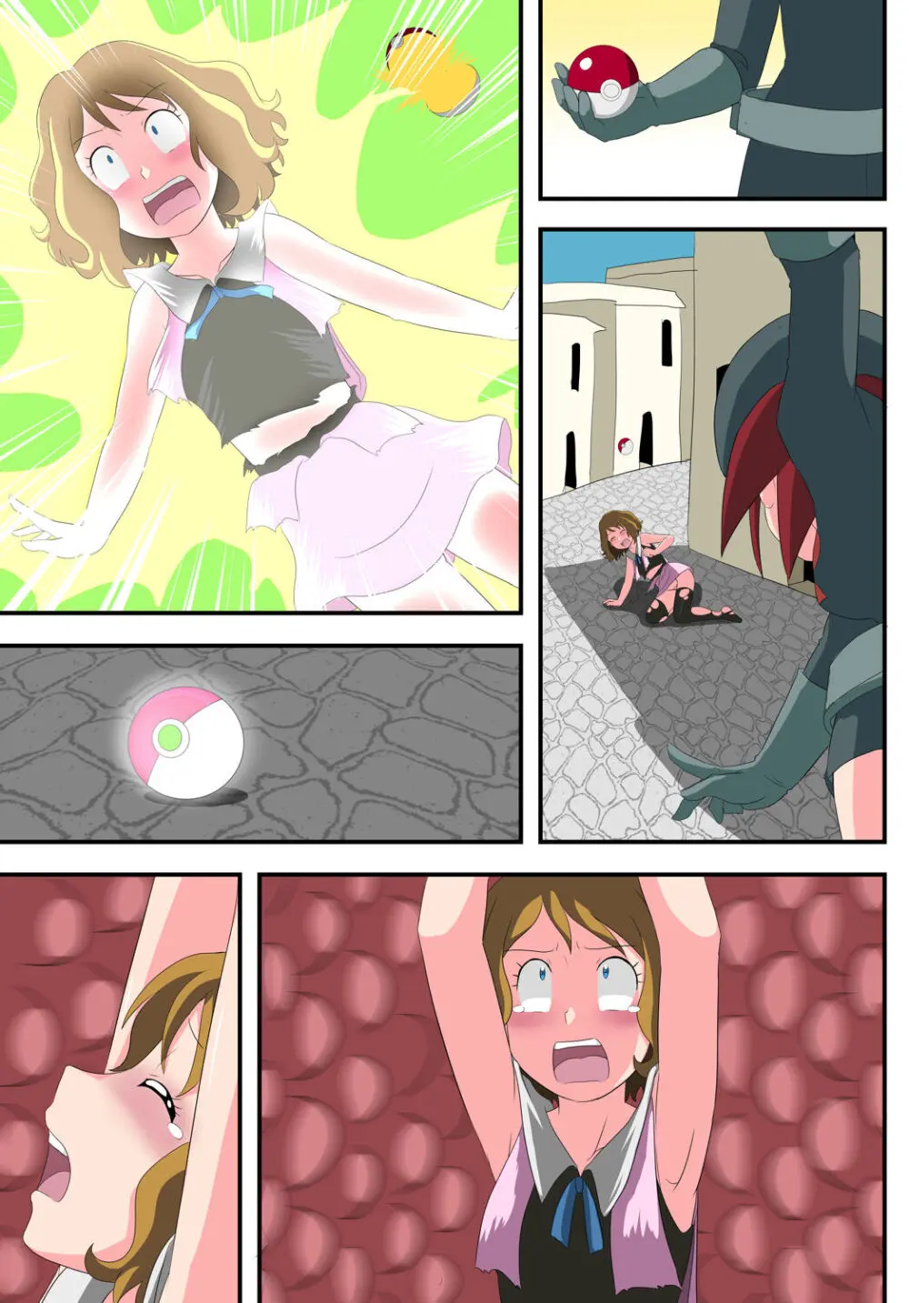 shinenkan  モンスターと思われて捕獲されちゃった！They thought I was a pokemon and captured me ! - page15