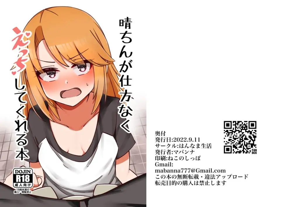 晴ちんが仕方なくえっちしてくれる本 - page18