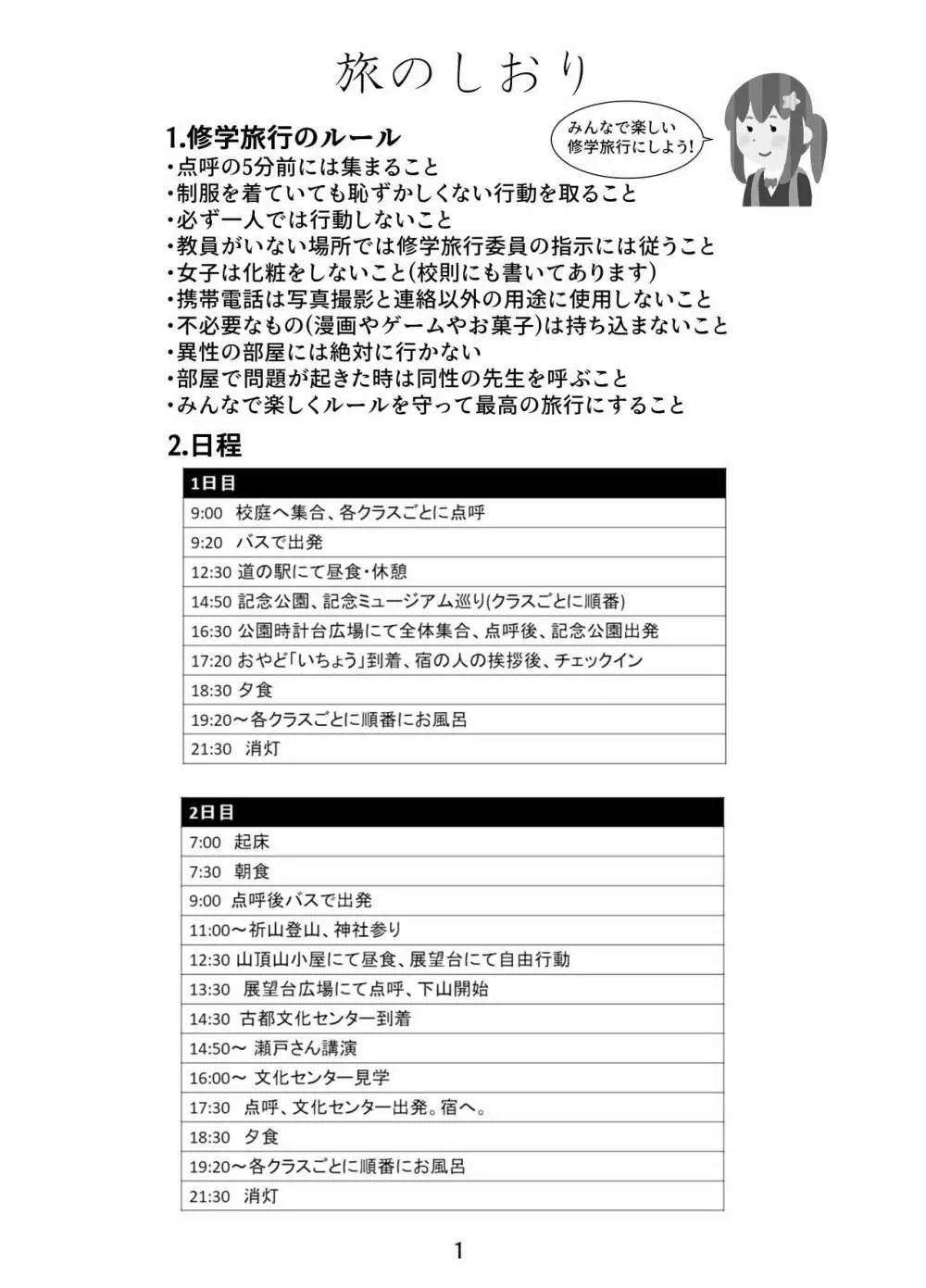 入れ替わった、修学旅行 - page29