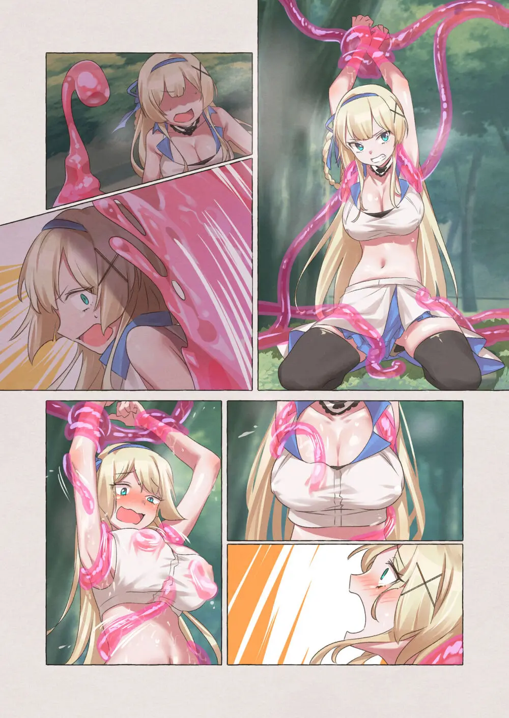 スライムパンデミック ―エナジードレインでスライムにやりたい放題される姫騎士物語― - page38