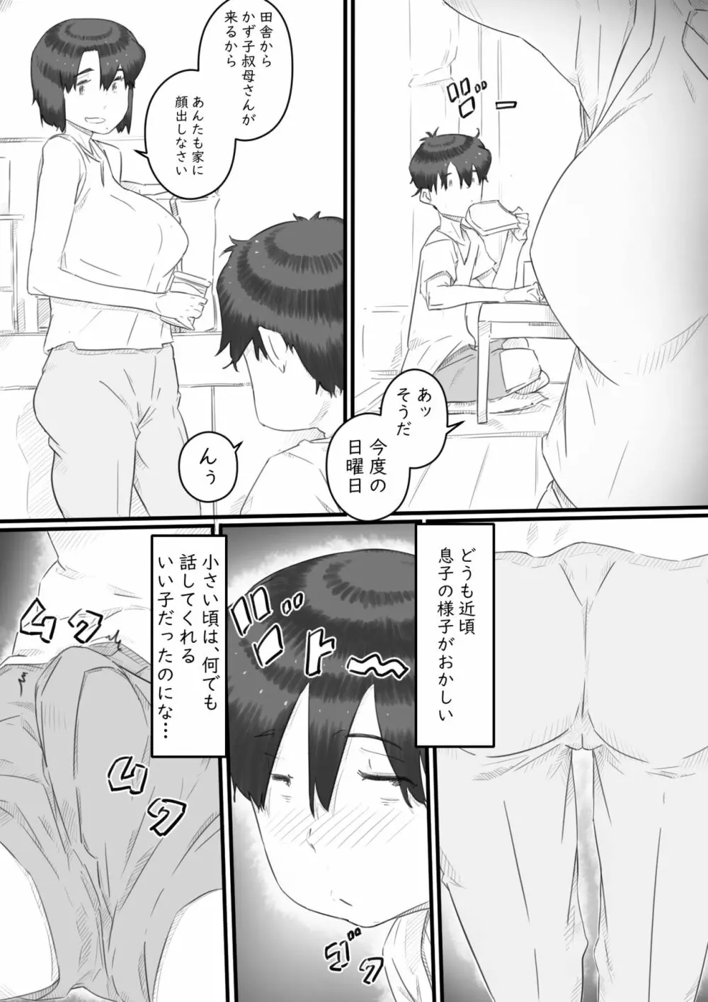 一人暮らしの息子の部屋で…‐母と息子の秘密の関係‐ - page3