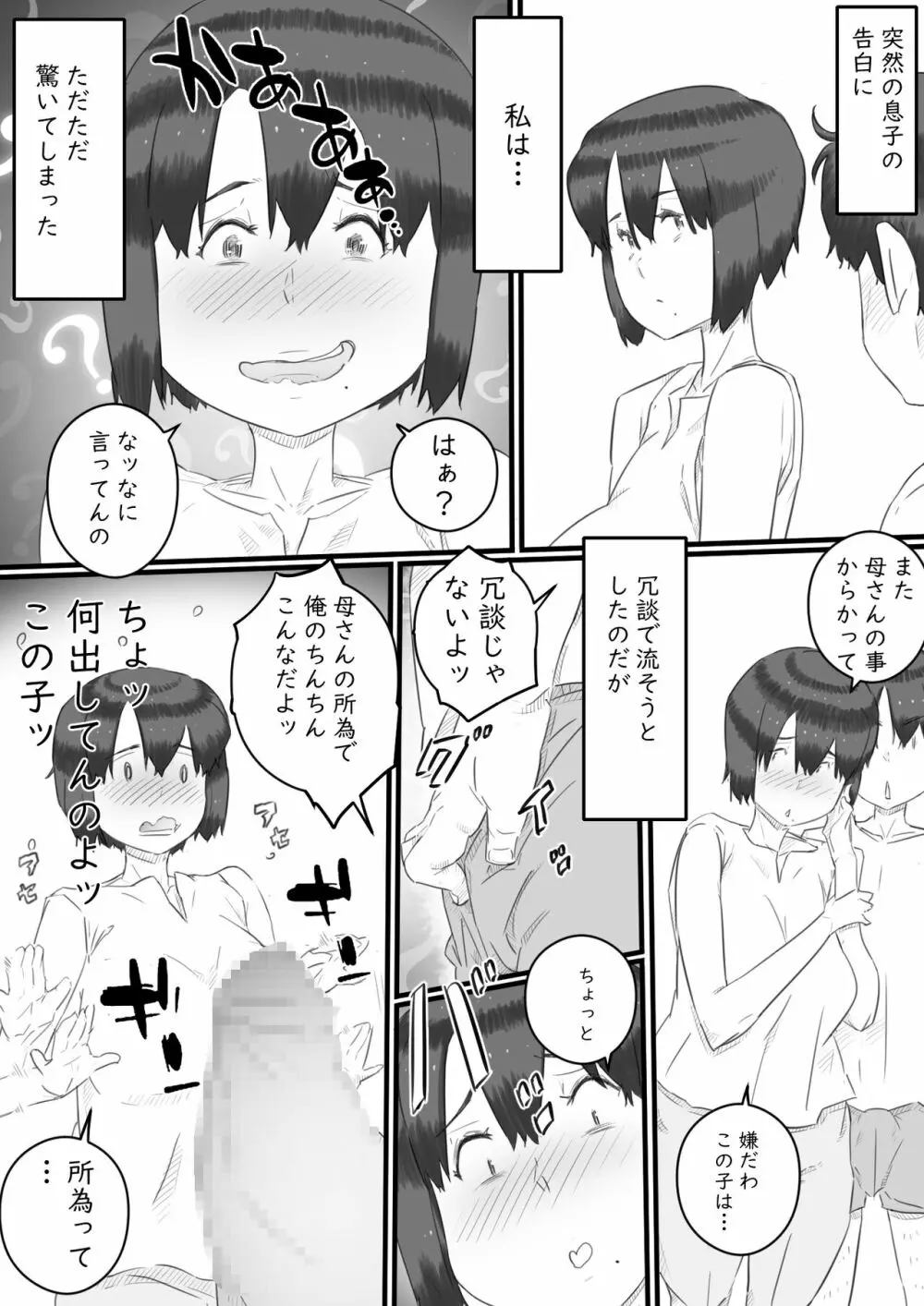 一人暮らしの息子の部屋で…‐母と息子の秘密の関係‐ - page6