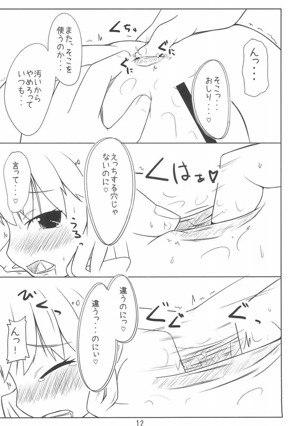 お嬢様とセクロスするだけのほん。 - page12