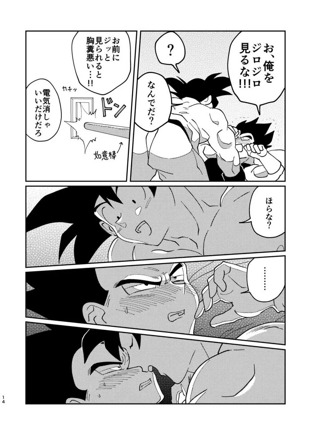 【web再録】悟空とベジータのボーイズラブ - page12