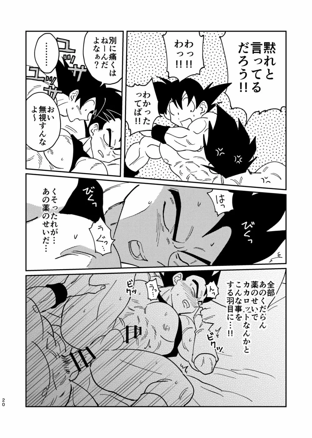 【web再録】悟空とベジータのボーイズラブ - page18