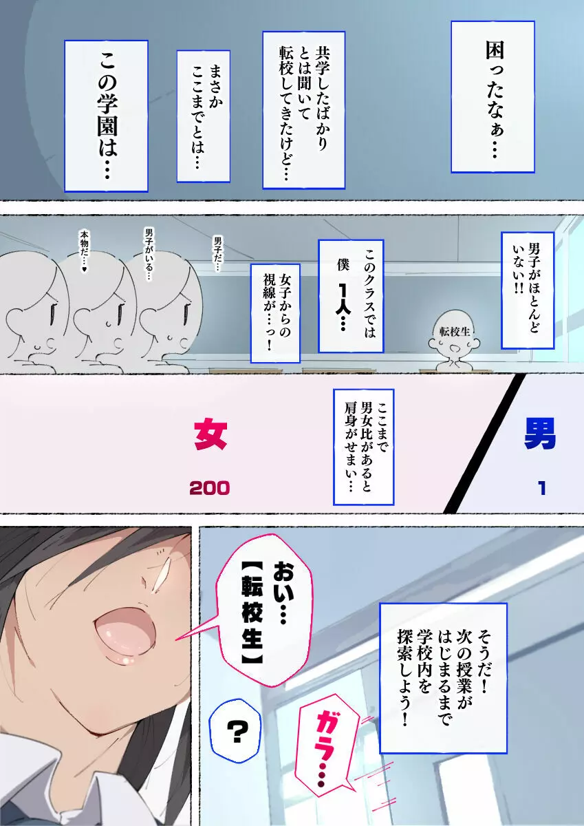 新・制服美少女達 ~この学園の性教育を受けた女の子たちは男に飢えている~ - page8
