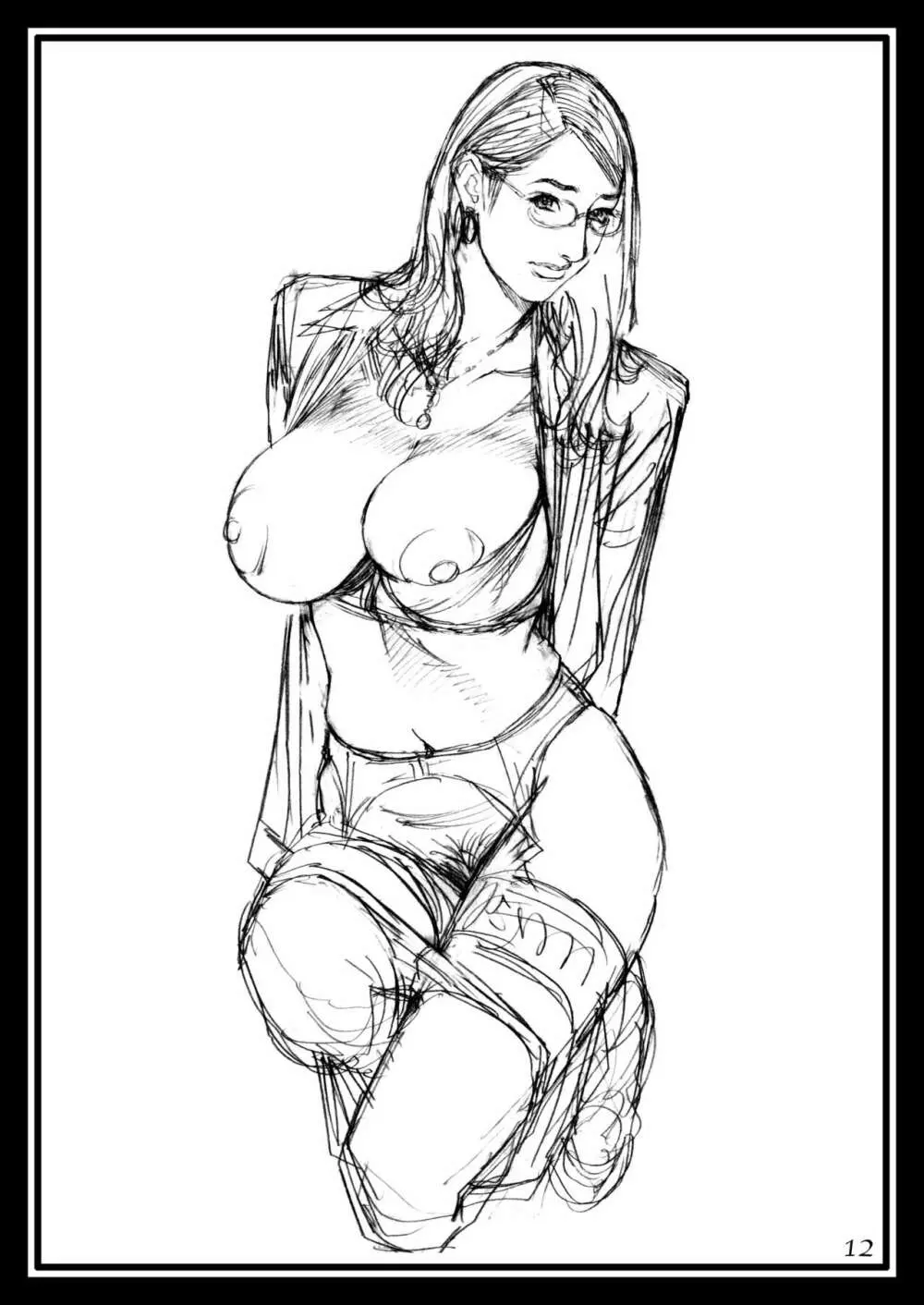 十六夜清心ラフ画集 in M女専科 - page11