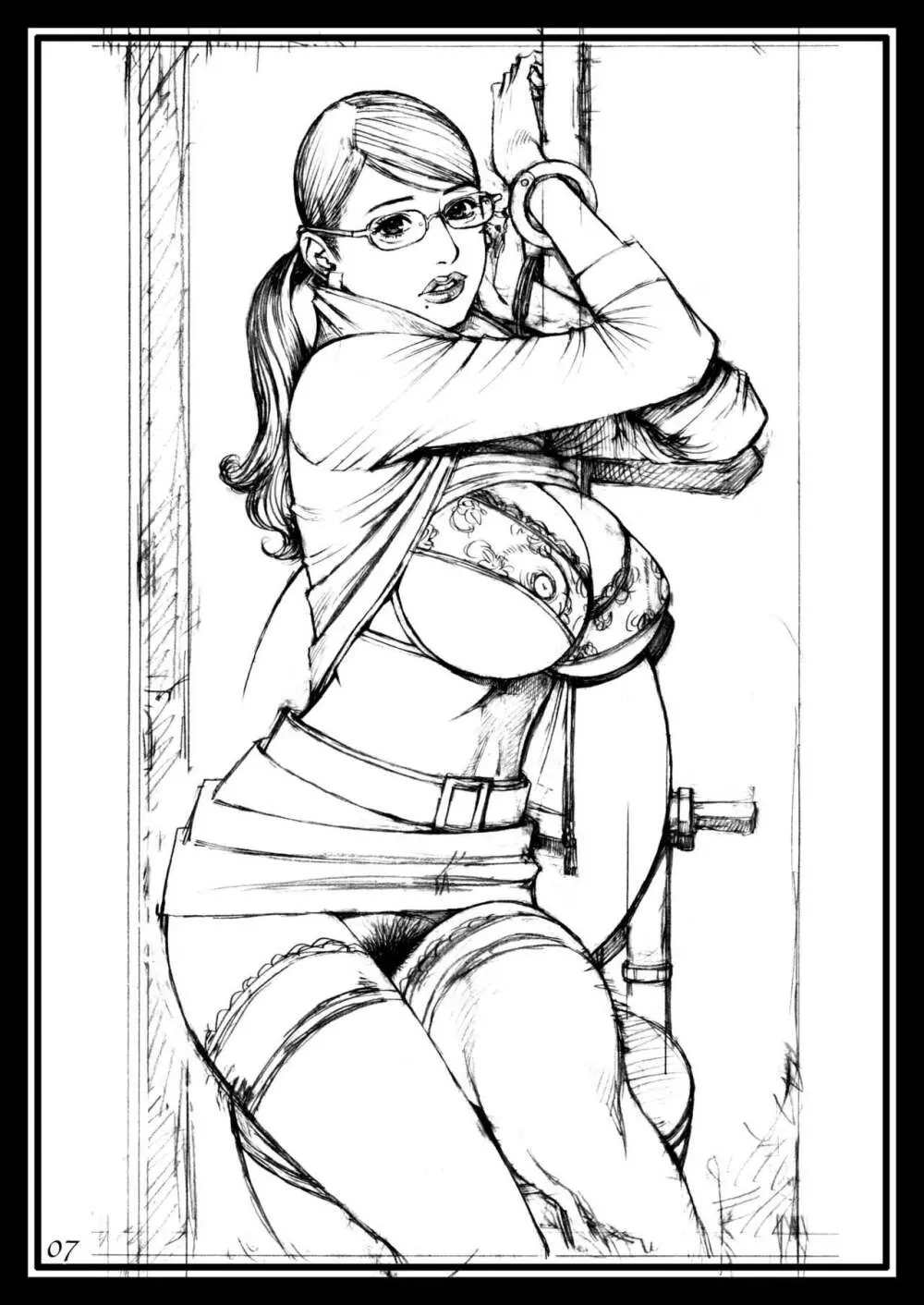 十六夜清心ラフ画集 in M女専科 - page6