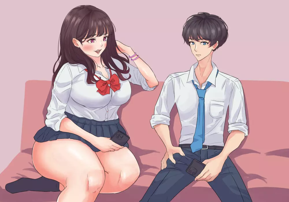 清楚系ビッチJKの太もも圧迫臭い攻め地獄 - page63