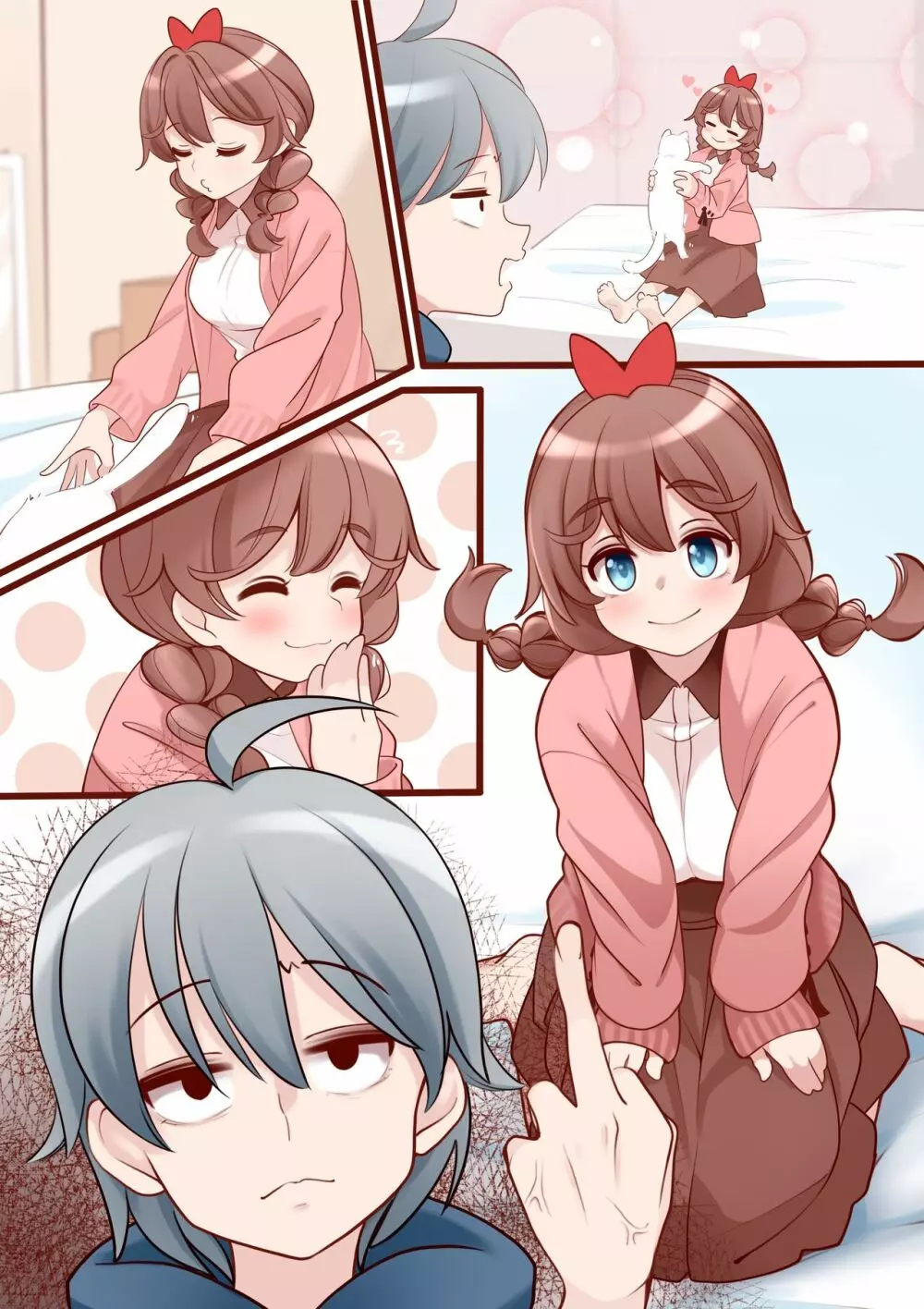 [えぐちきょーじゅ] 幼馴染(彼氏持ち)が無知すぎるので教育します。 第一話 - page40