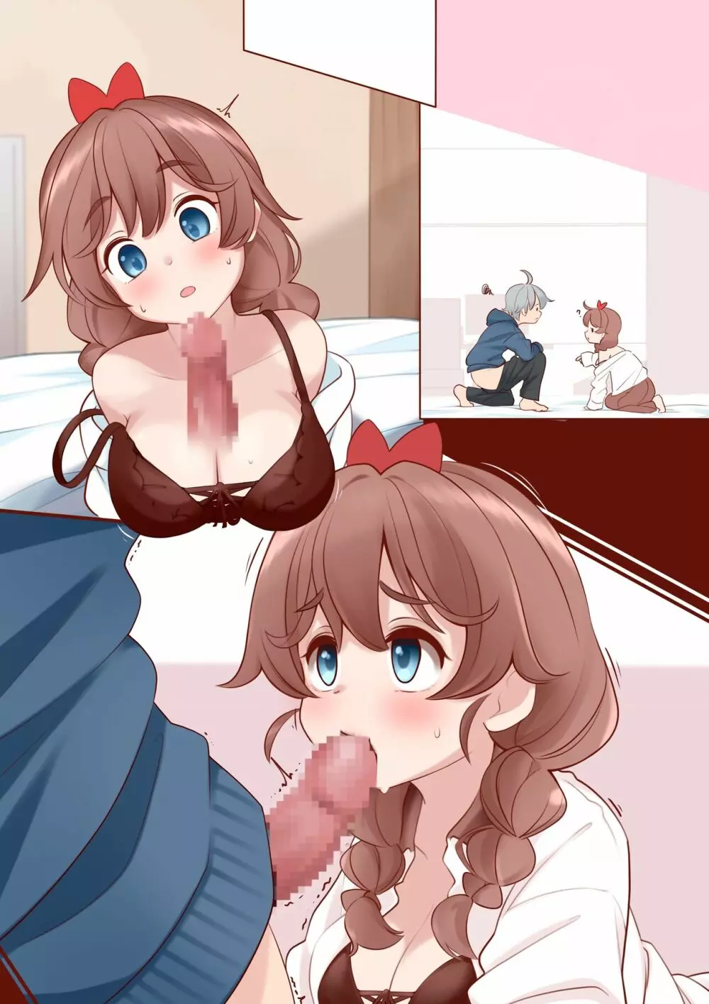 [えぐちきょーじゅ] 幼馴染(彼氏持ち)が無知すぎるので教育します。 第一話 - page56