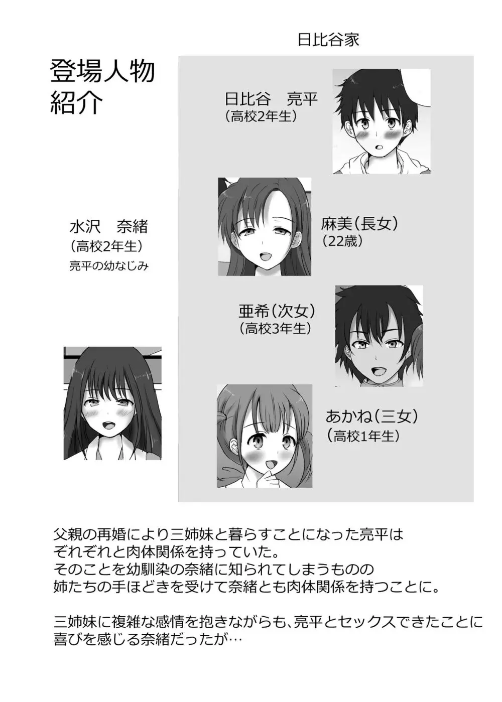 僕と三姉妹+1 ④ - page4