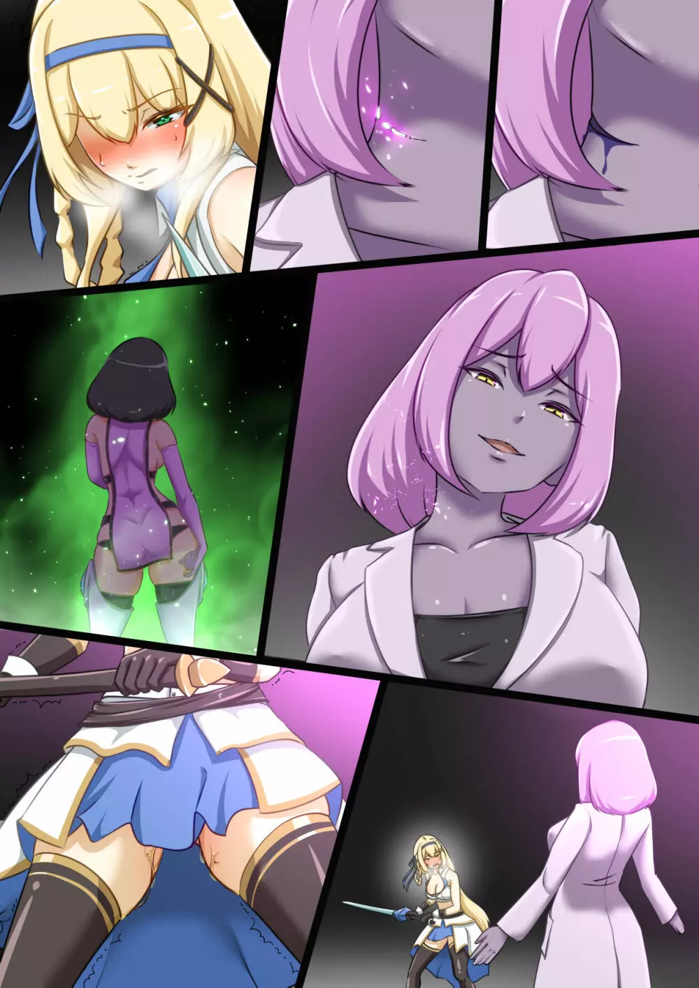 姫騎士がえっちな敵と戦って敗北する話 - page42