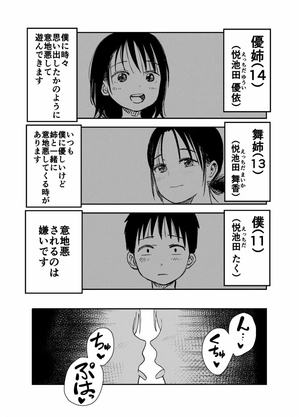 お姉ちゃん達がエッチなことしてくる…! - page4
