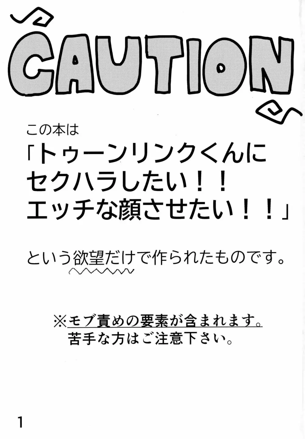 トゥーンリンクくんにセクハラするだけの本 - page2