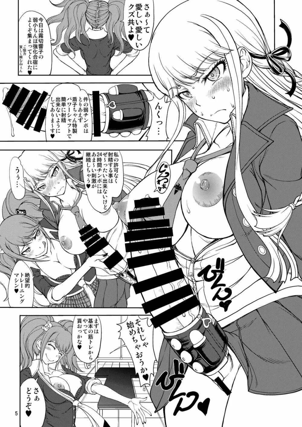 江ノ島先生のDOKKIDOKI★超絶望的射精合宿 - page5