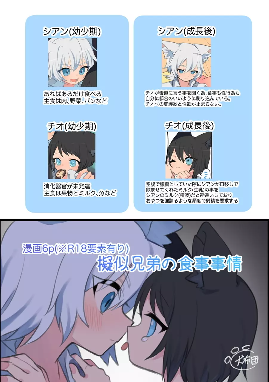 擬似兄弟の食事事情 - page9