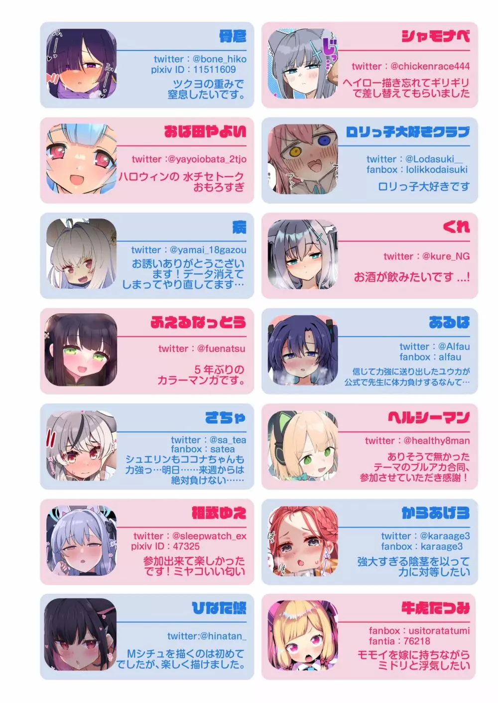 力強っ!?〜ブルーアー○イブ生徒優位アンソロジー〜 - page56