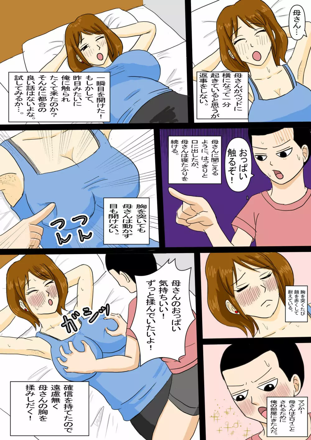お昼寝母さんに欲情した息子 - page12