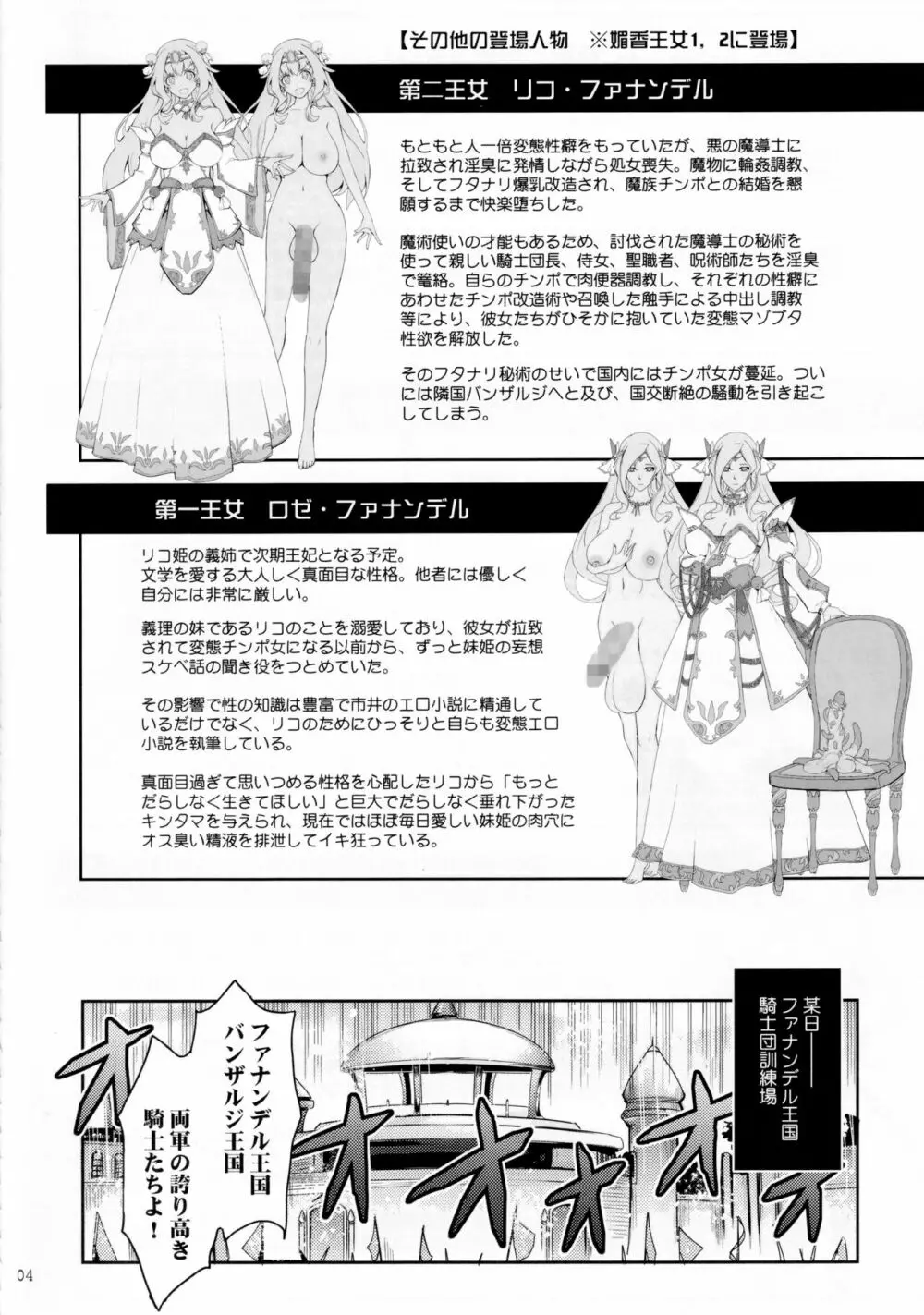 媚香王女3 淫臭甘やかし調教騎士団 - page3
