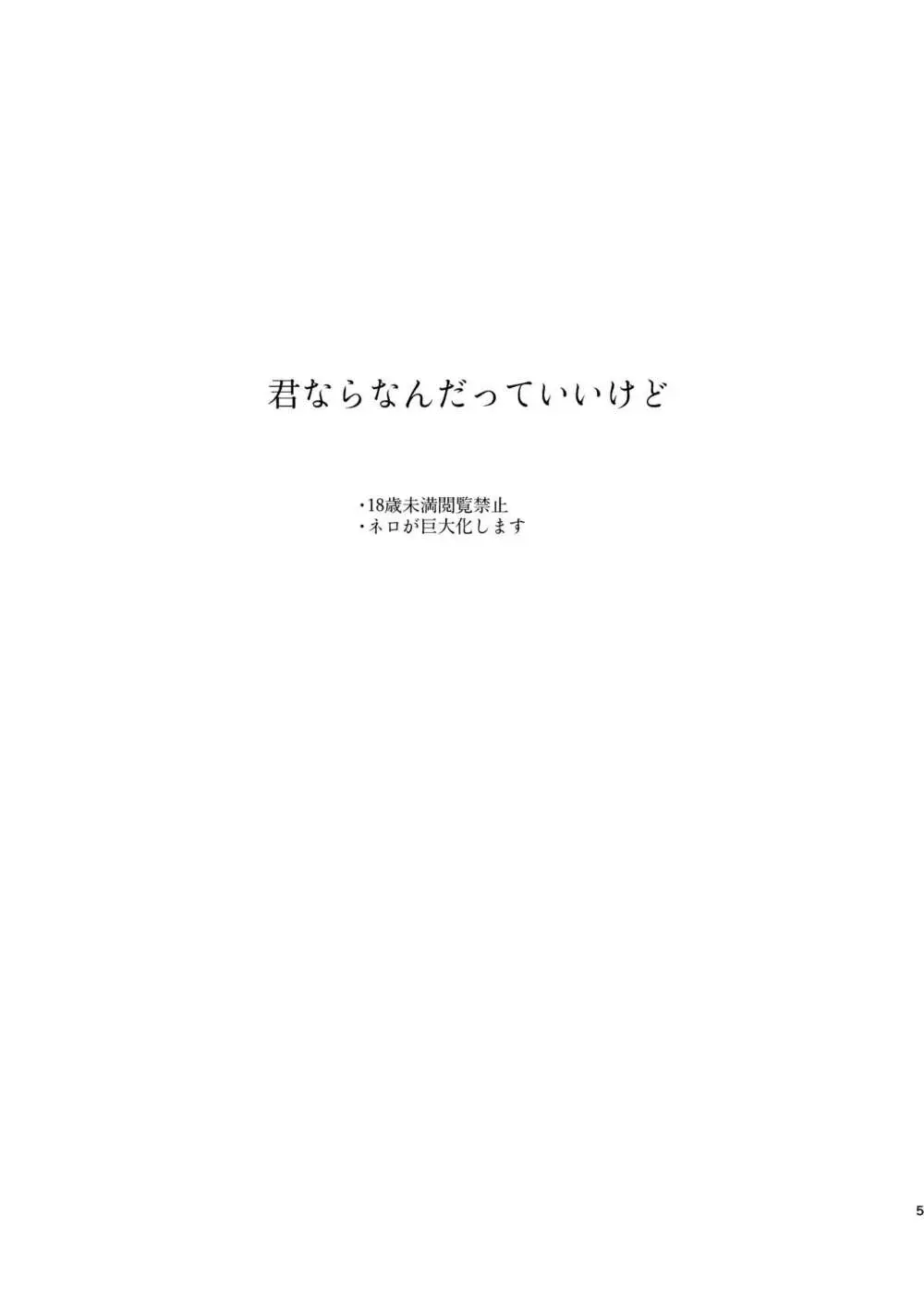 君ならなんだっていいけど - page4