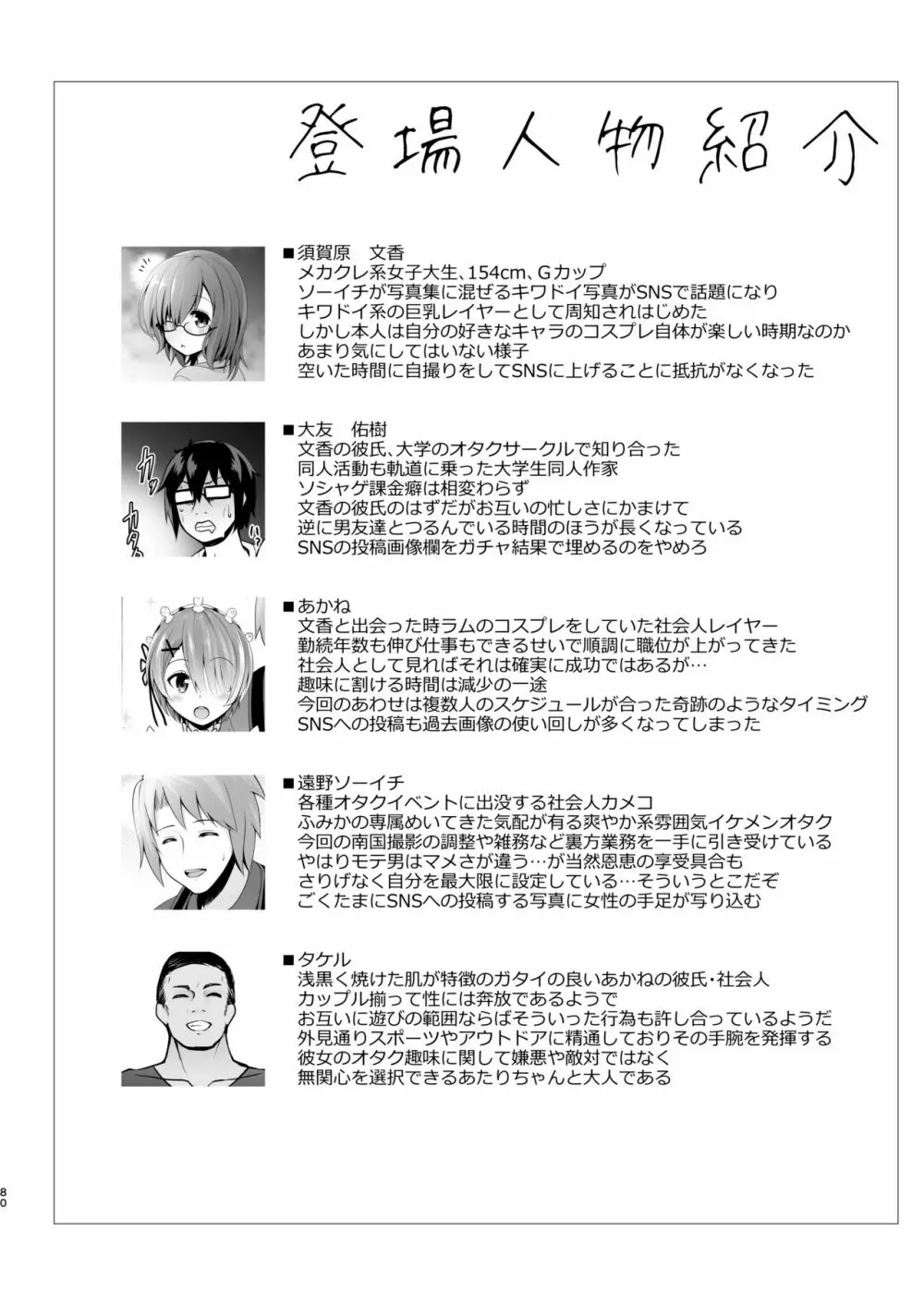 ただの女子大生だった彼女が超人気長乳コスプレイヤーになるまで ～コスプレイヤーふみか総集編 I～ - page81