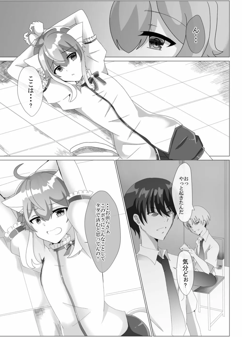仔猫を輪姦凌辱 - page8