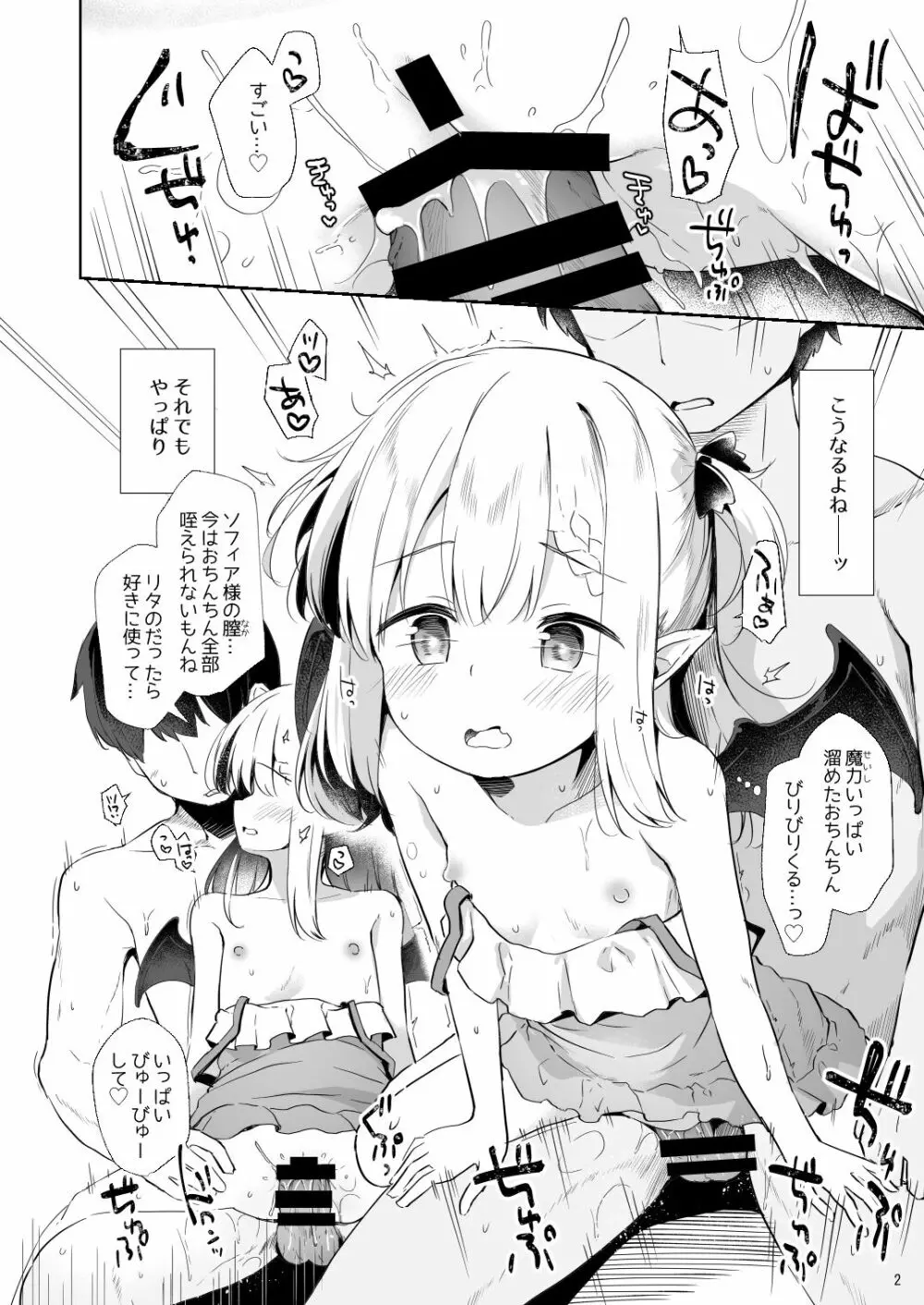 魔女不在の従者と吸血鬼 - page2